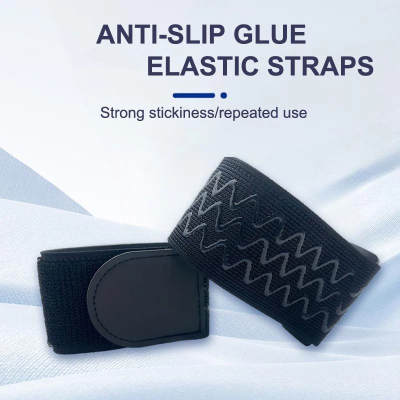 Gear Tie Reusable - Cintas de Amarração Reutilizáveis Antiderrapantes, Elásticas