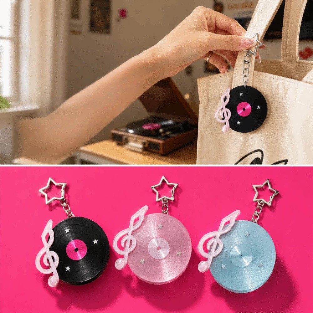 Chaveiro de Disco de Vinil Y2K - Cable Winder Keychain avaliação e preço