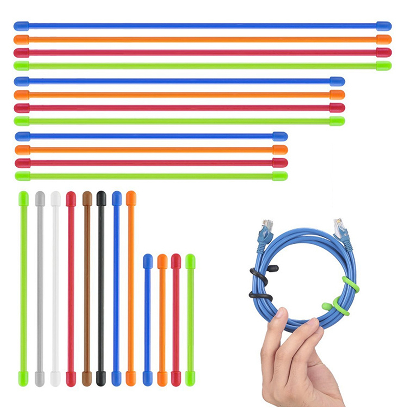 Abraçadeiras de silicone 5 peç - Gear Tie Reusable avaliação e preço