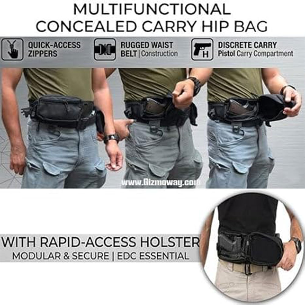 Bolsa tática para pistola, bol - Edc Carry Gun avaliação e preço