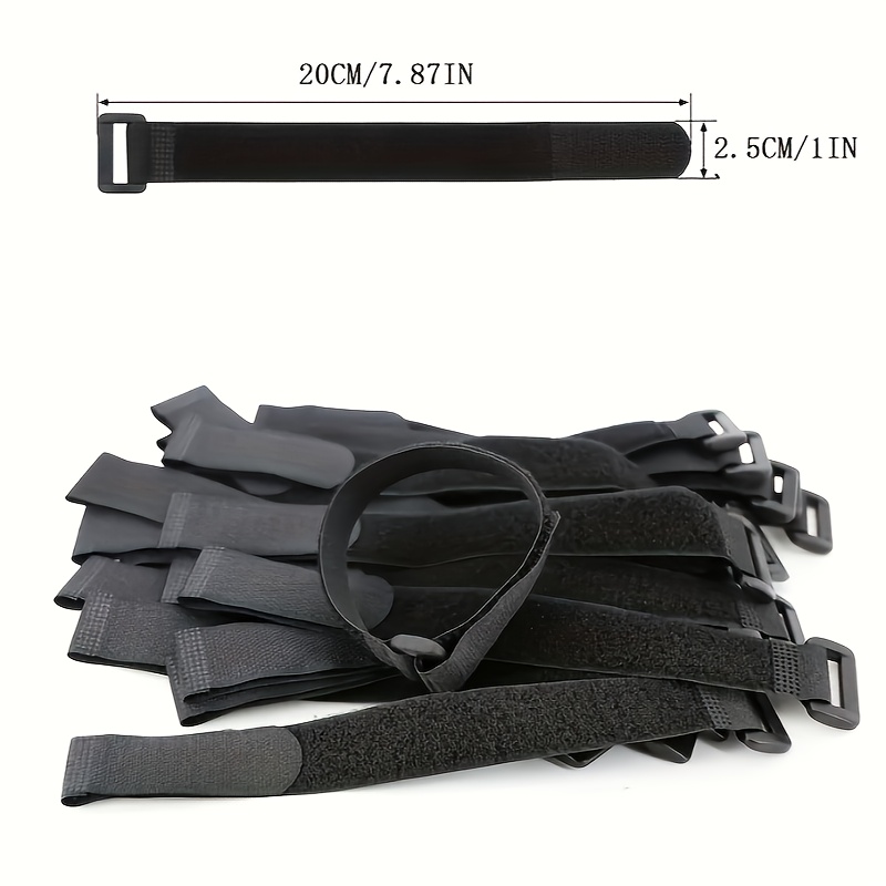 25/50pcs Abraçadeiras ajustáve - Gear Tie Reusable avaliação e preço