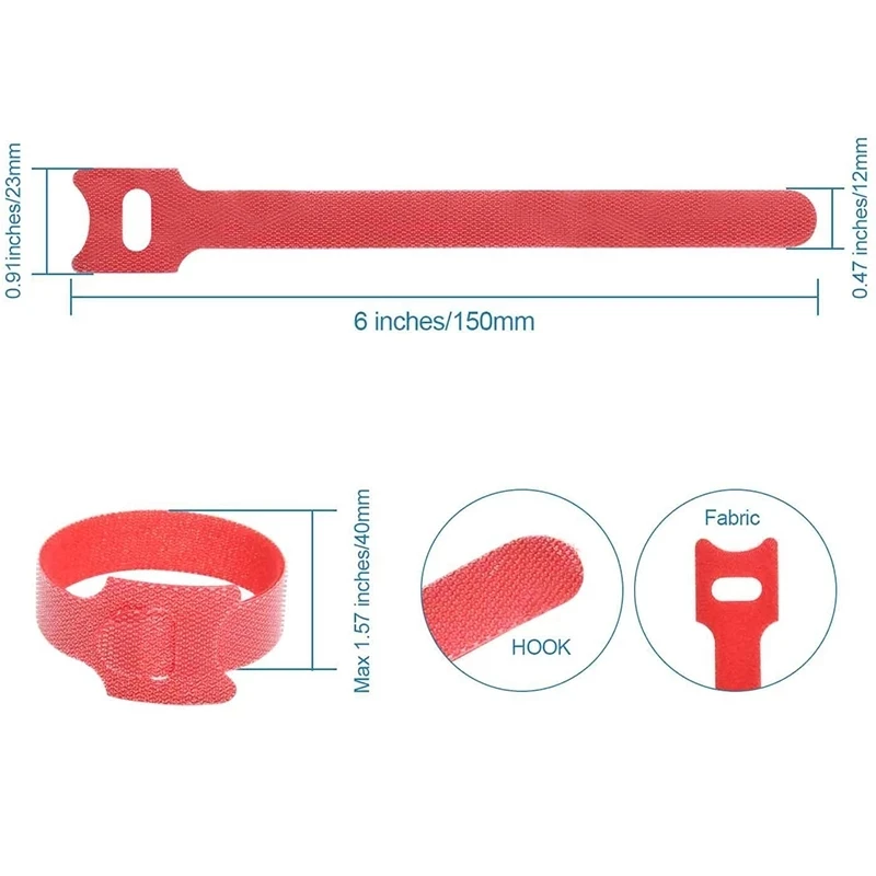 10-50 Peças de Fitas de Fixaçã - Gear Tie Reusable avaliação e preço