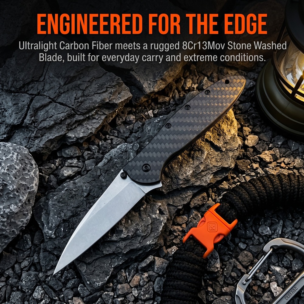 Faca de Bolso Dobrável 1660 pa - Everyday Carry (Edc) Knife avaliação e preço