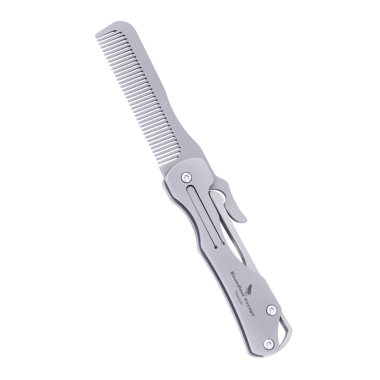 Pente dobrável de titânio para - Comb Pocket Titanium avaliação e preço