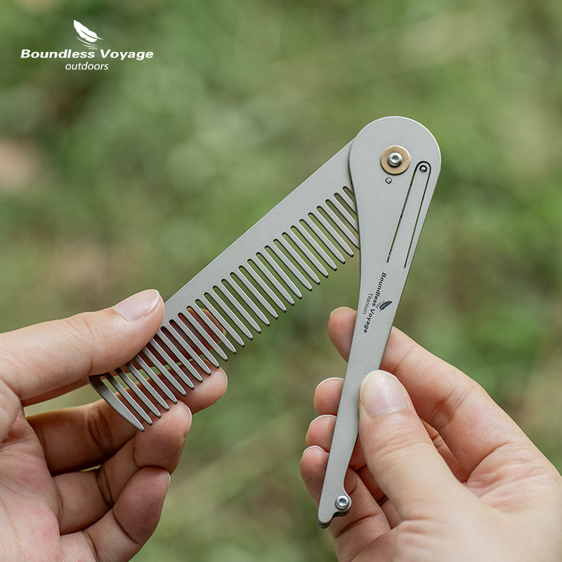 Pente de Cabelo Dobrável de Ti - Comb Pocket Titanium avaliação e preço